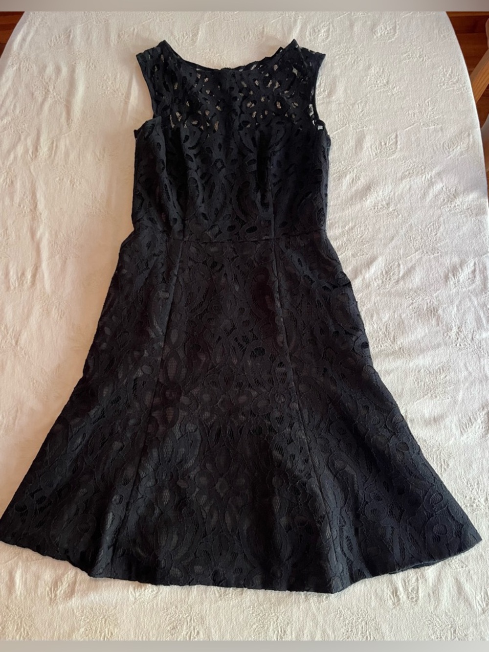Dessy Collection for Vivian Diamond Black Lace size 12 Dress Cocktail  Halloween